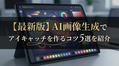 【最新版】AI画像生成でアイキャッチを作るコツ5選を紹介