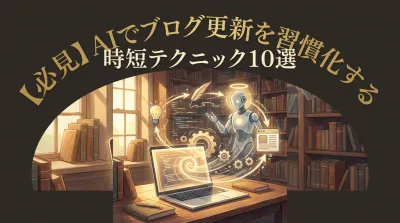 【必見】AIでブログ更新を習慣化する時短テクニック10選