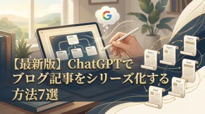 【最新版】ChatGPTでブログ記事をシリーズ化する方法7選