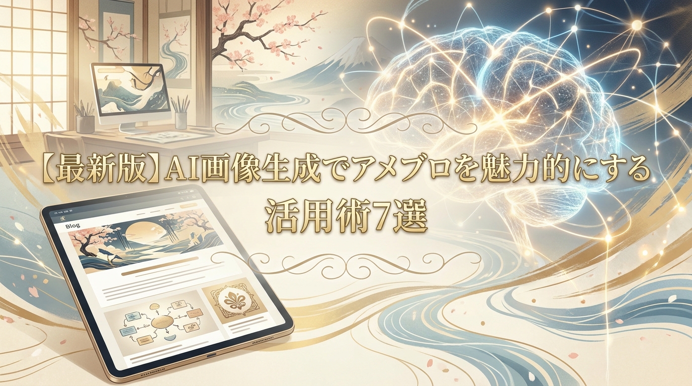 【最新版】AI画像生成でアメブロを魅力的にする活用術7選