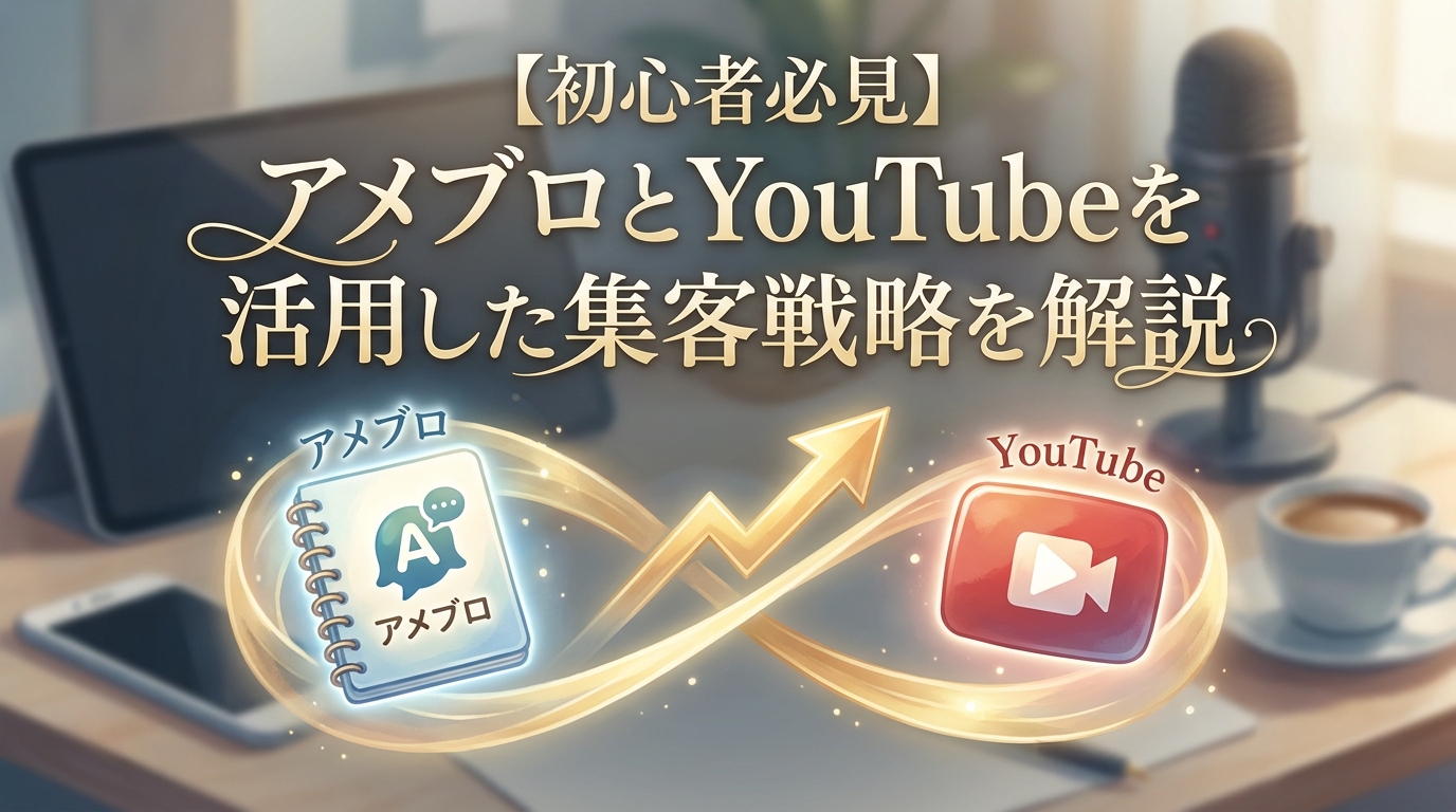 【初心者必見】アメブロとYouTubeを活用した集客戦略を解説