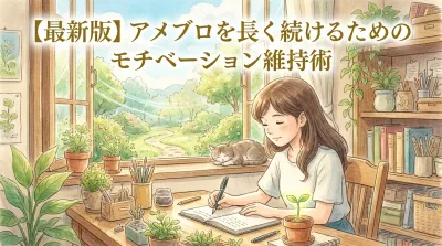 【最新版】アメブロを長く続けるためのモチベーション維持術
