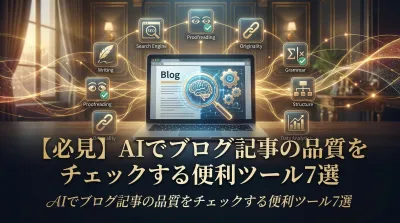 【必見】AIでブログ記事の品質をチェックする便利ツール7選