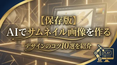 【保存版】AIでサムネイル画像を作るデザインのコツ10選を紹介