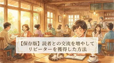【保存版】読者との交流を増やしてリピーターを獲得した方法