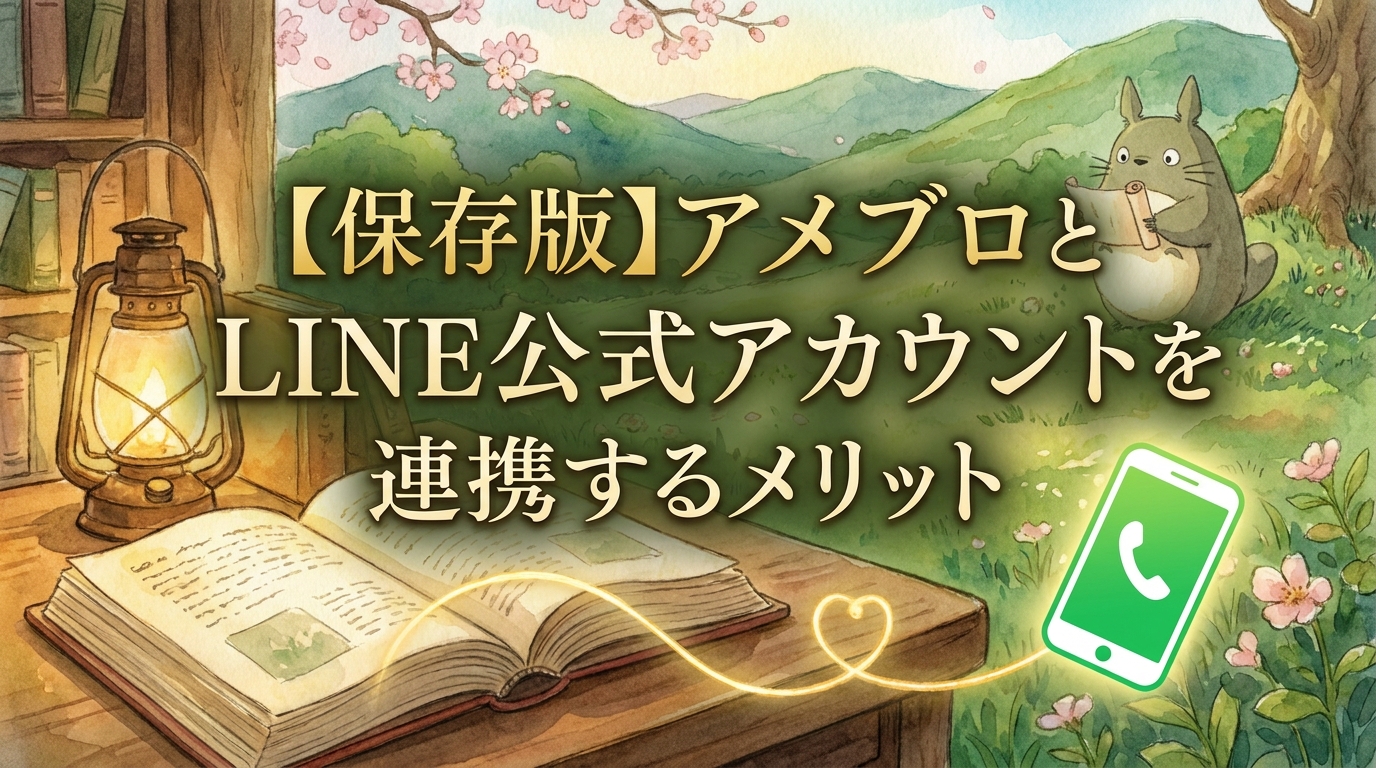 【保存版】アメブロとLINE公式アカウントを連携するメリット