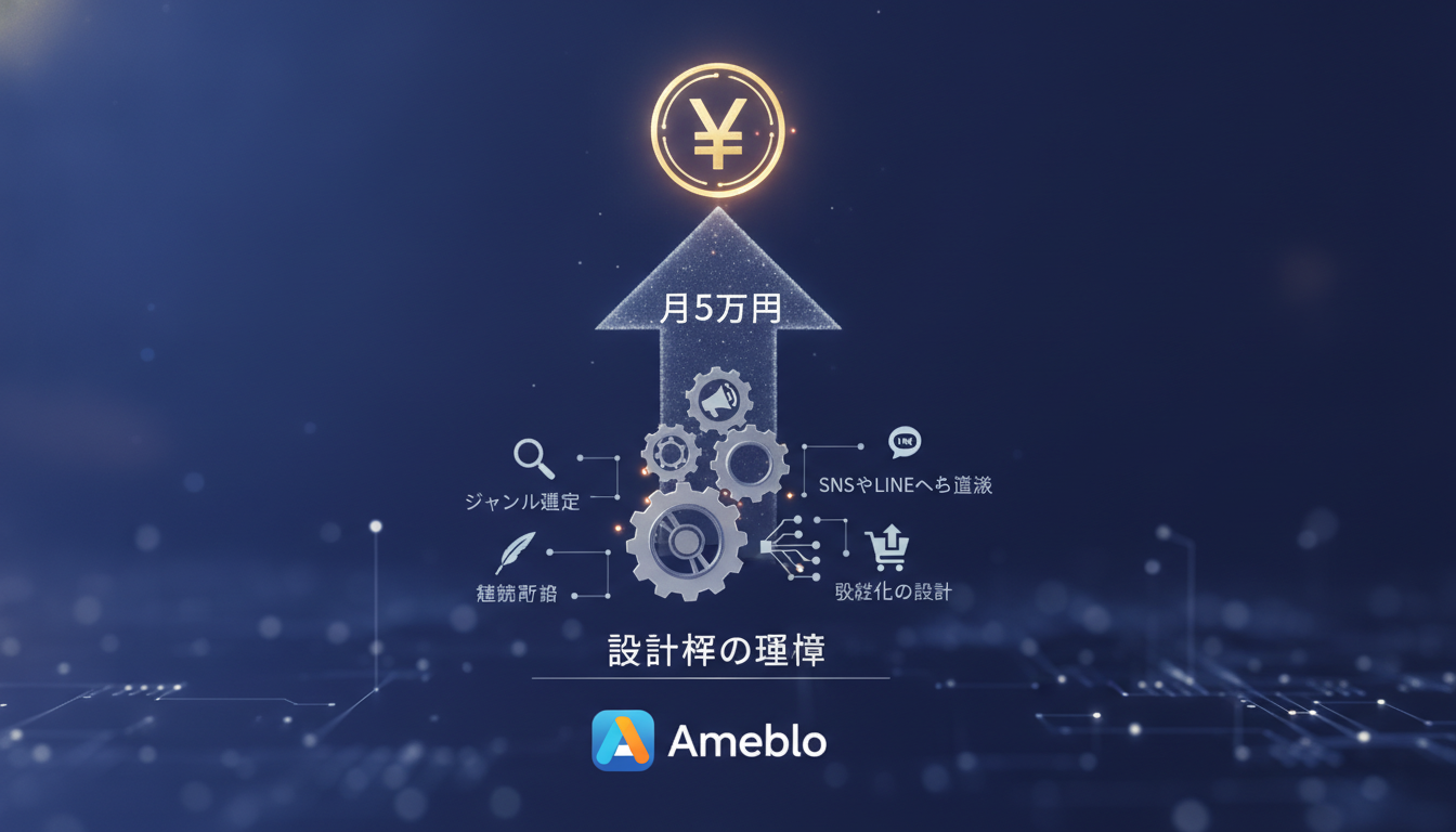 月5万円を目指すなら設計型の運営が重要です