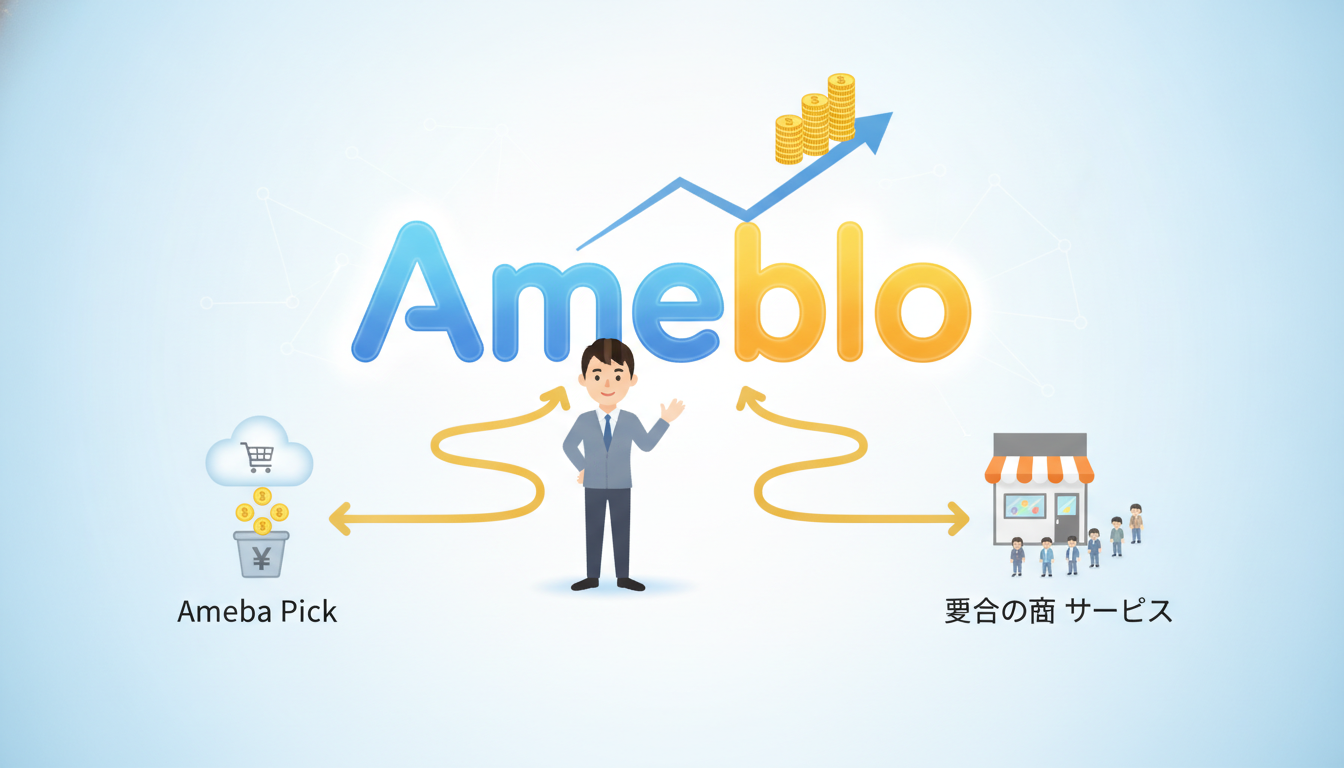 アメブロで稼ぐ仕組みは大きく2つです
