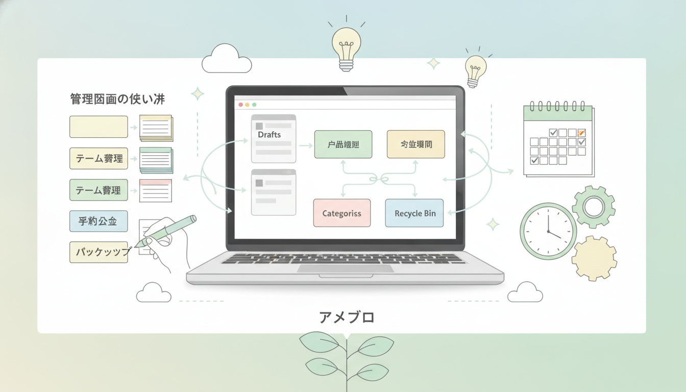 運用イメージを持つと管理方法が定着しやすくなります