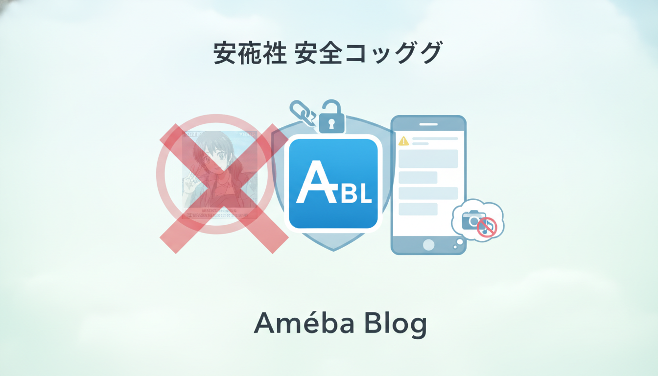 アメブロで安全に運営する基本は「無断使用をしないこと」です
