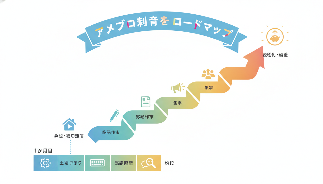 1か月目の進め方を具体的にイメージすることが大切です