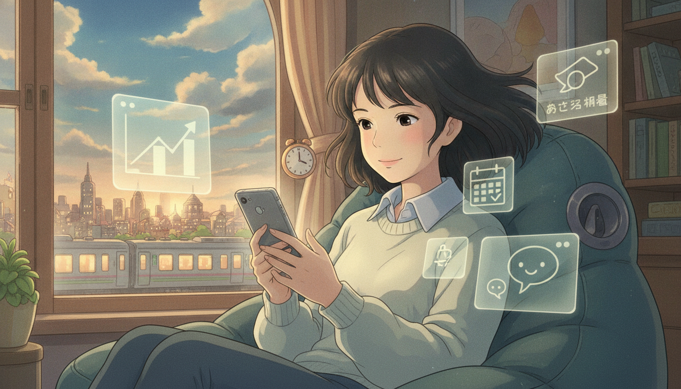便利機能が効くのは運営全体をスマホで回せるからです