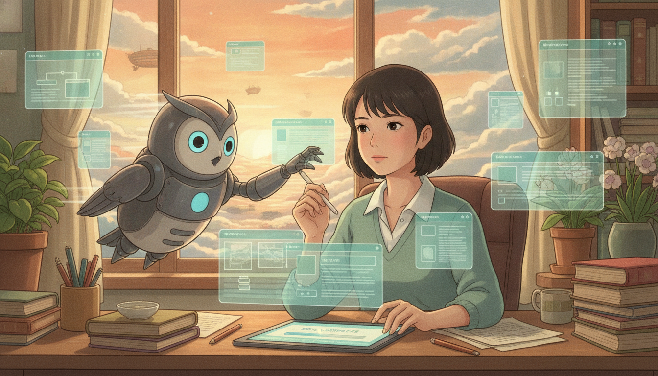 構成をAIに作らせてから人が整えると速くなります