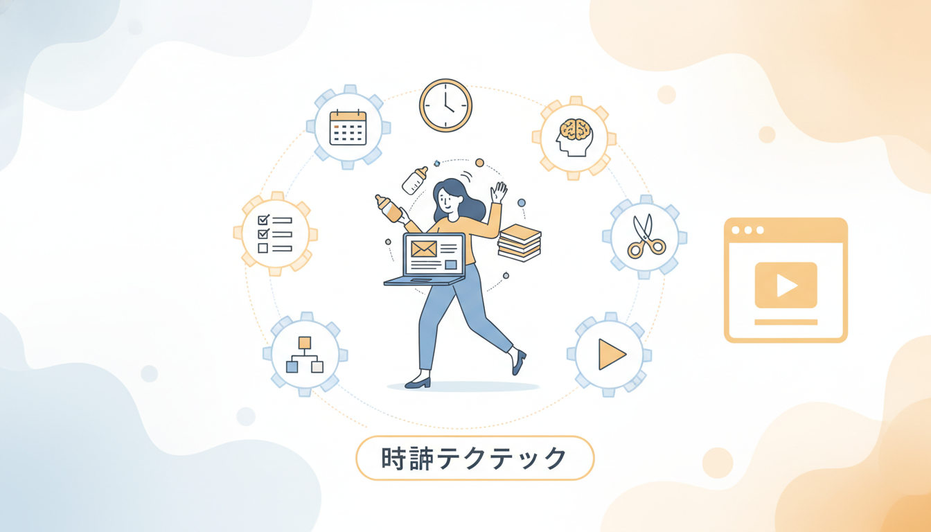 時間が足りない人ほど、作業を分解すると続けやすくなります