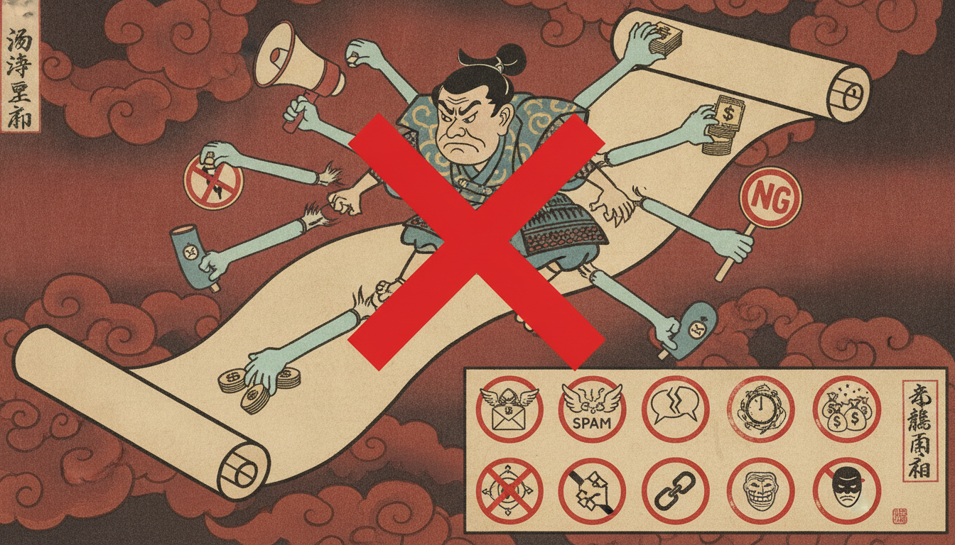 見逃しやすいアメブロのNG行動10選