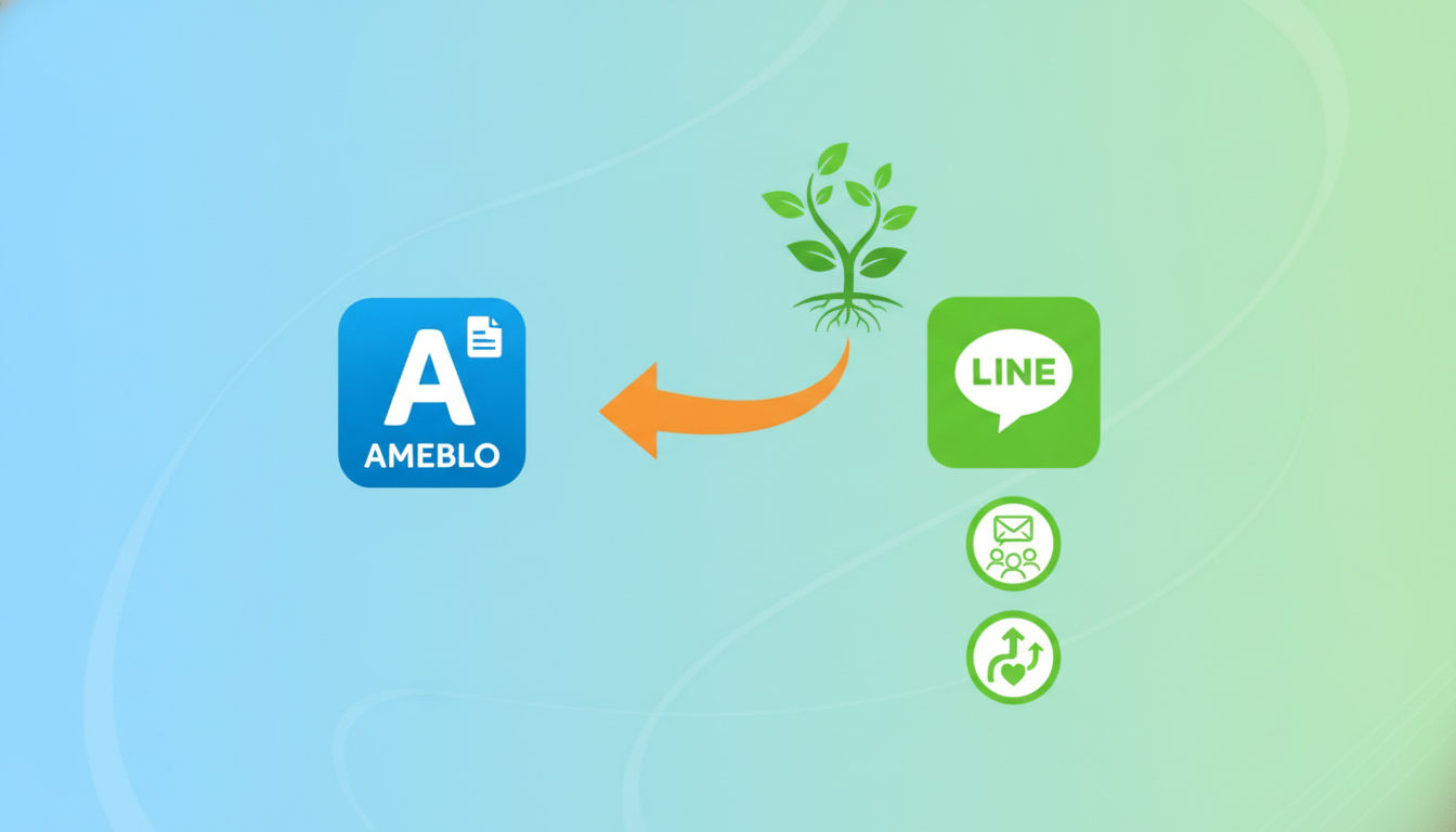 アメブロとLINE公式アカウントの連携は、読者との接点を育てやすくします