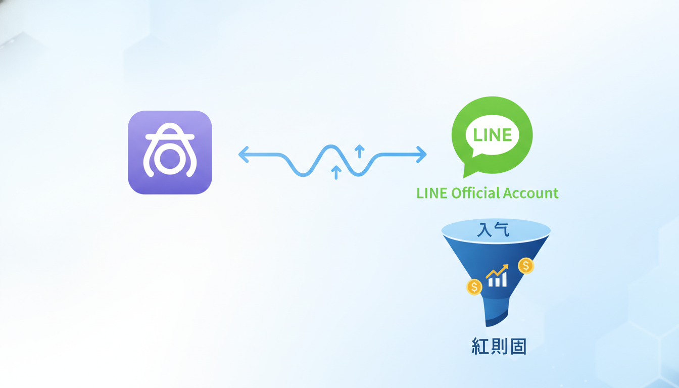 売上を伸ばす鍵はアメブロを入口、LINE公式を育成の場に分けることです